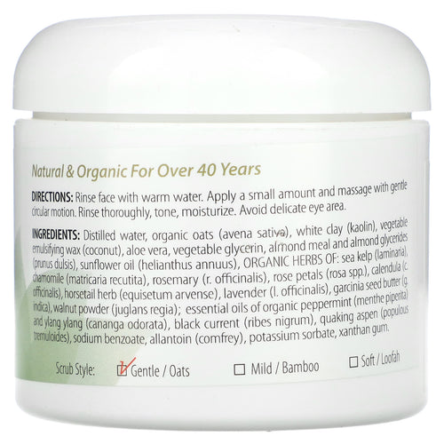Abra Therapeutics, Skin Refining Scrub, Peppermint and Oats, 4.5 oz (126 g)