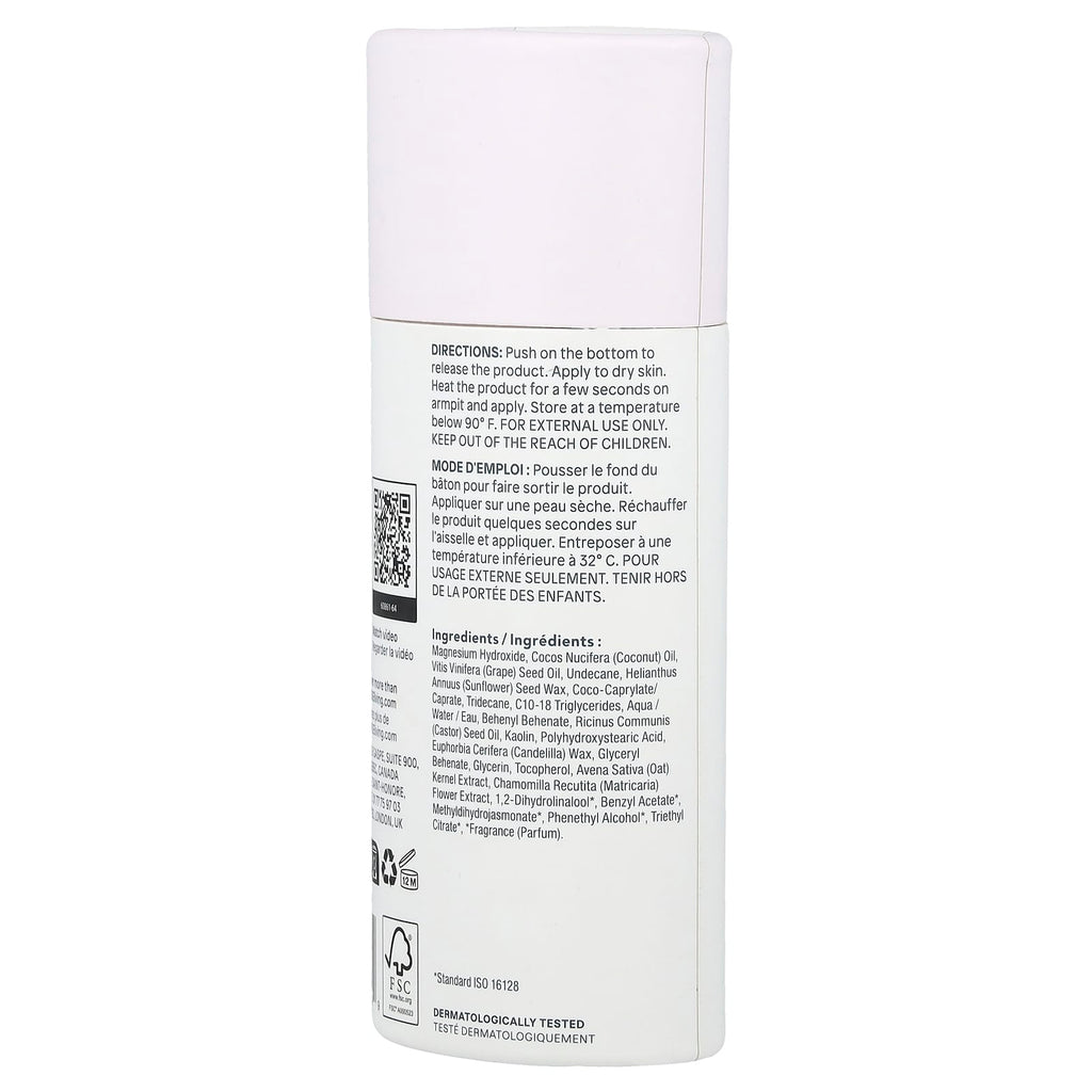 ATTITUDE, Oatmeal Sensitive Natural, Deodorant, Chamomile, 3 oz ( 85 g)
