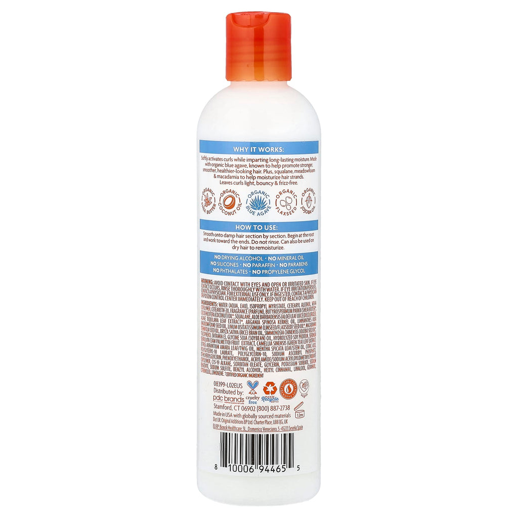 Cantu, Weightless, Smooth + Curl Cream, For Waves and Curls, 10 fl oz (295 ml)