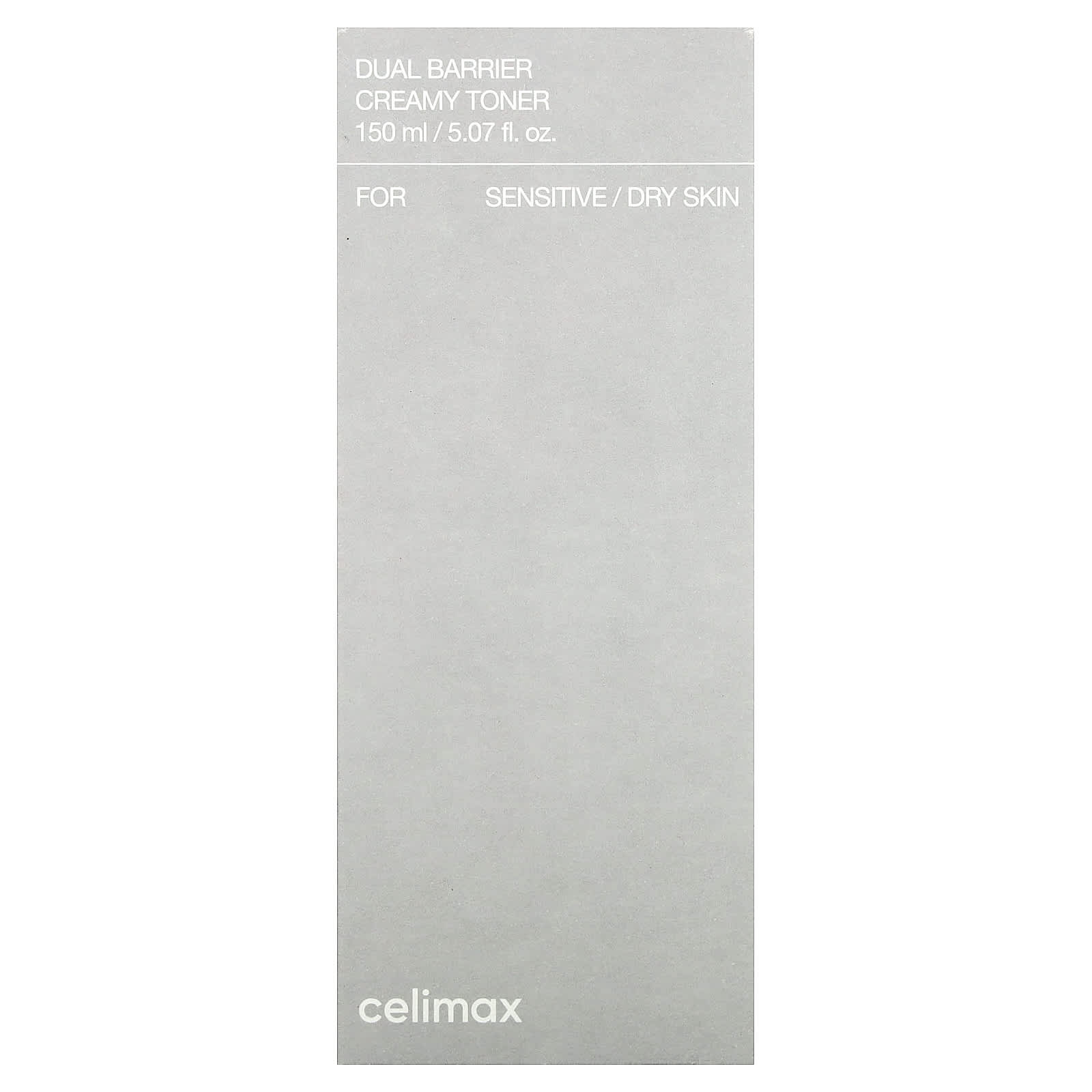 Celimax, Dual Barrier Creamy Toner, Fort Sensitive/Dry Skin, 5.07 fl oz (150 ml)
