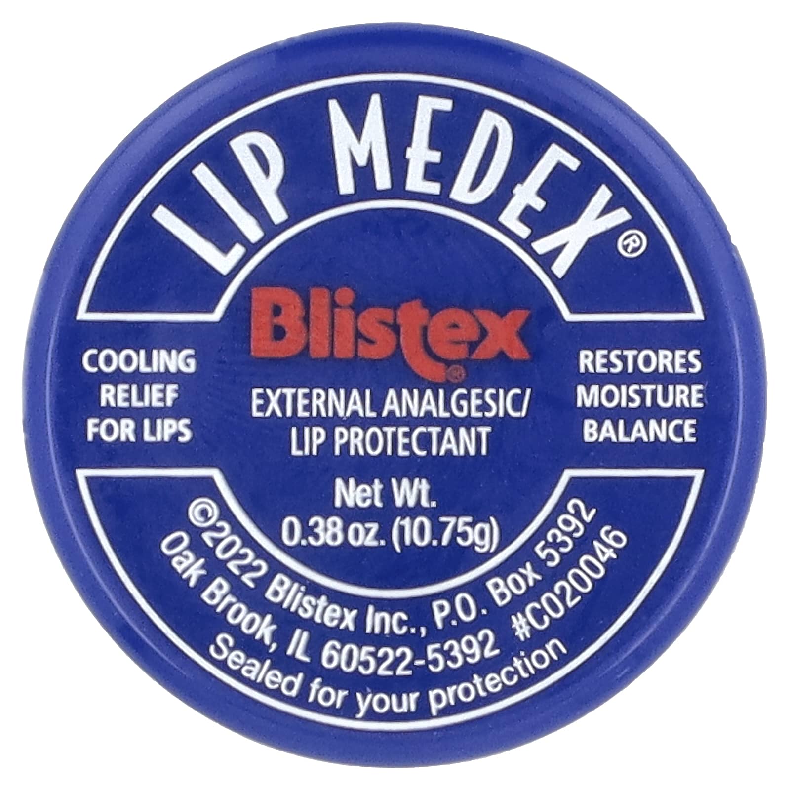 Blistex, Lip Medex®, Lip Protectant/External Analgesic , 0.38 oz (10.75 g)