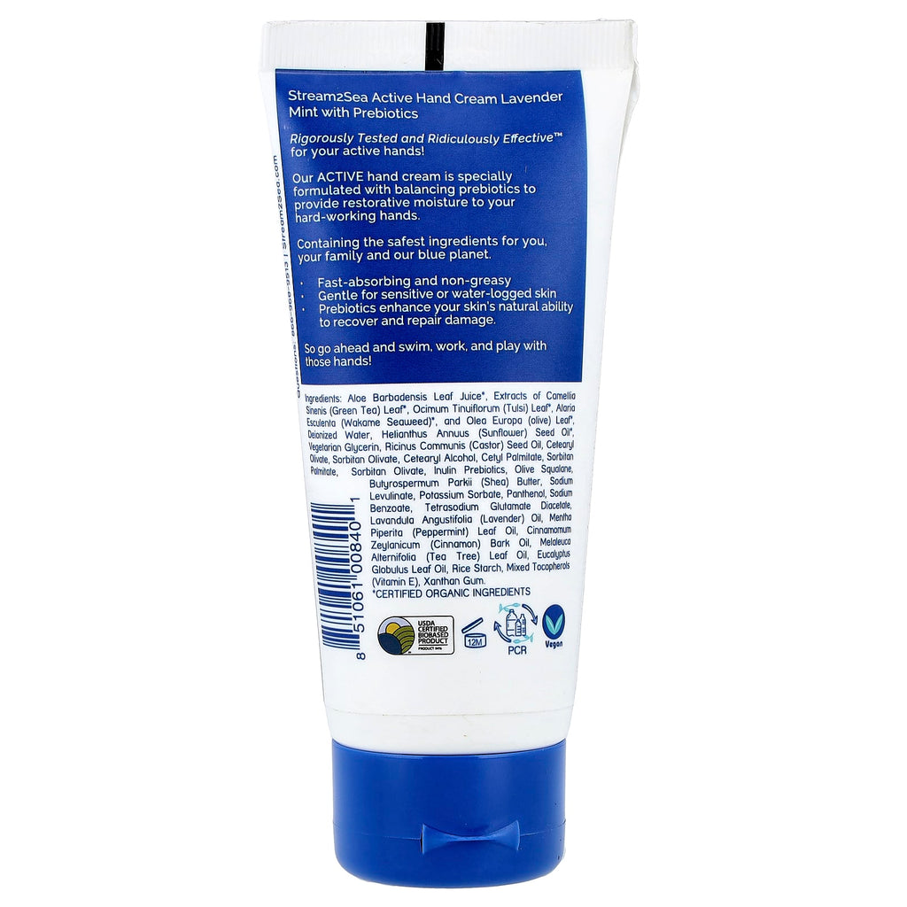 Stream2Sea, Active Hand Cream, Lavender Mint , 3 fl oz (90 ml)