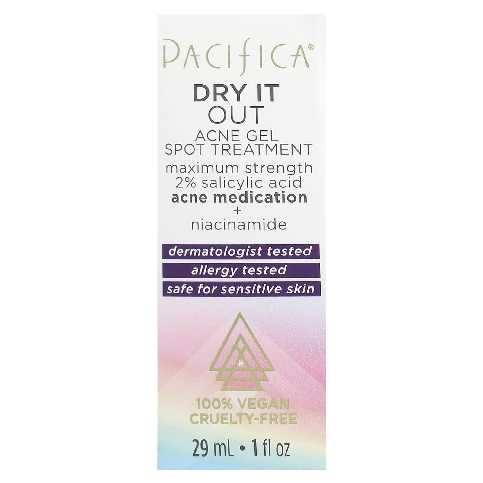 Pacifica, Dry It Out, Acne Gel Spot Treatment, 1 fl oz (29 ml)