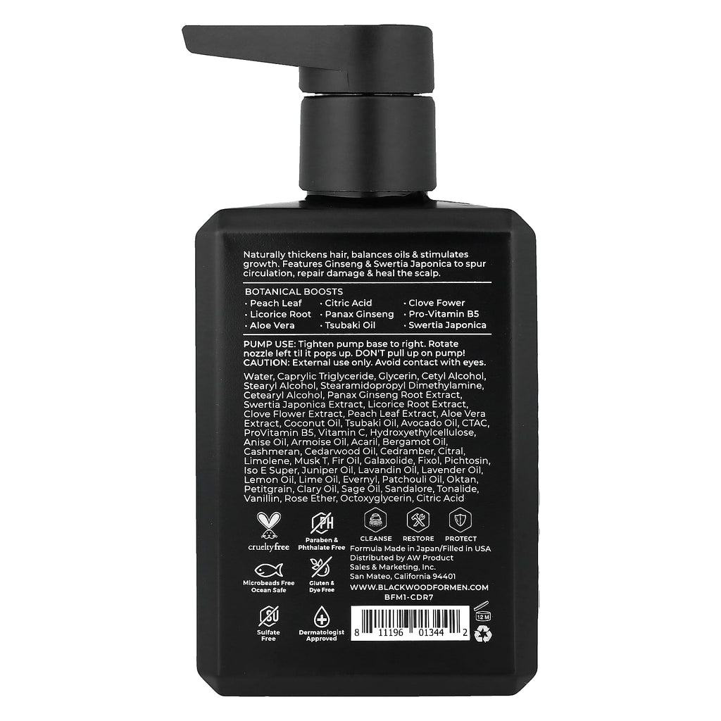 Blackwood For Men, Active Man, Daily Conditioner, Clove Flower, Ginseng & Swertia Japonica, 7 fl oz (200 ml)