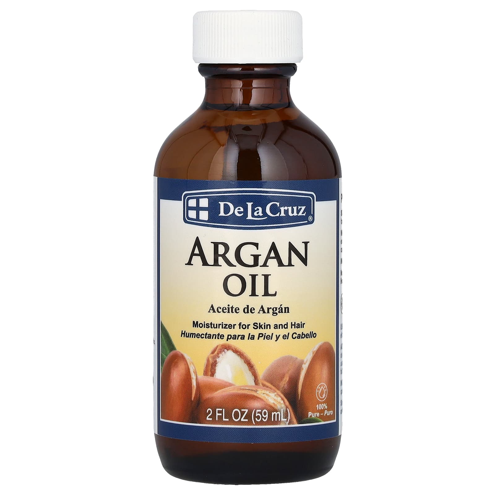 De La Cruz, 100% Pure Argan Oil, 2 fl oz (59 ml)
