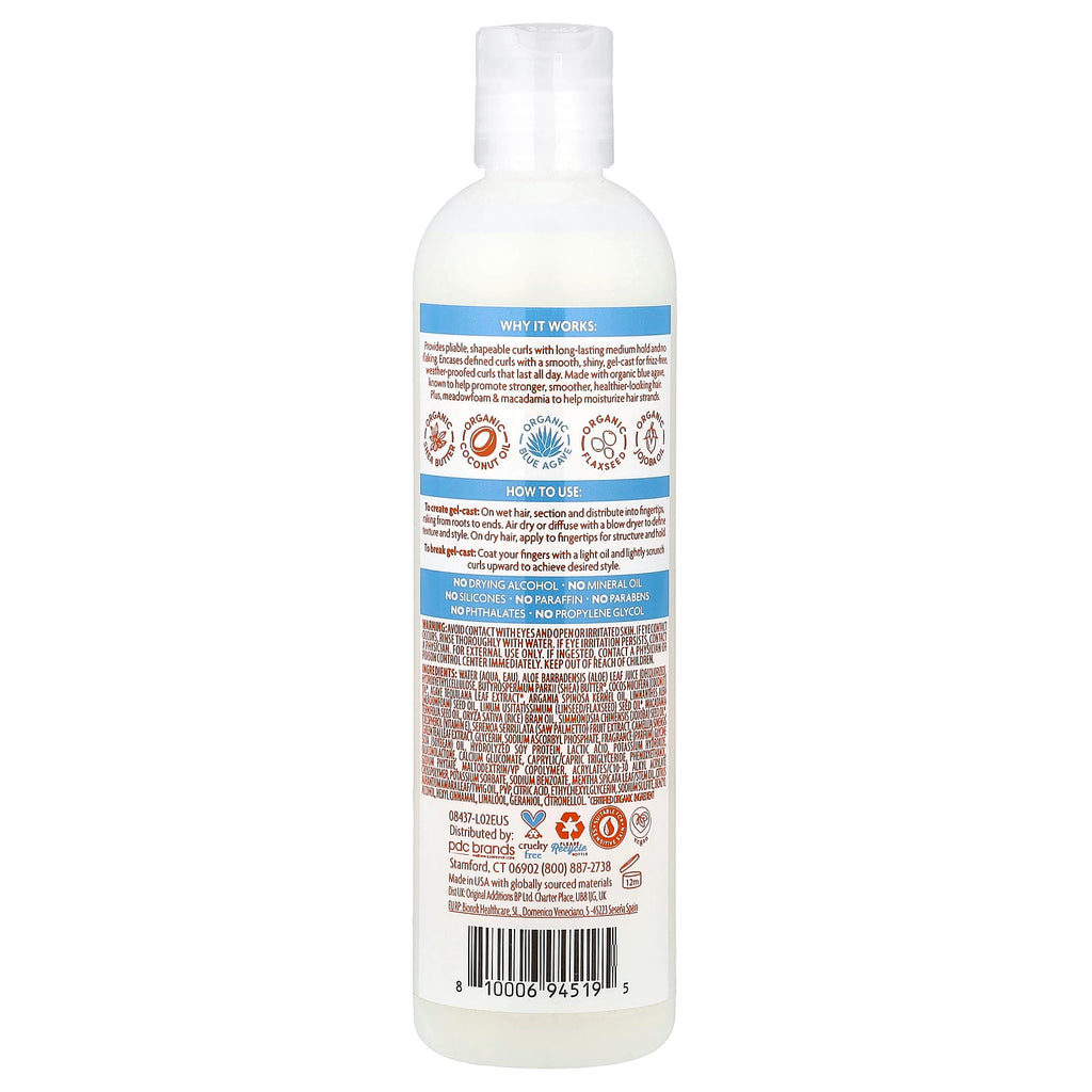 Cantu, Weightless, Smooth + Hold Gel, Medium Hold, For Waves and Curls, 10 fl oz (295 ml)