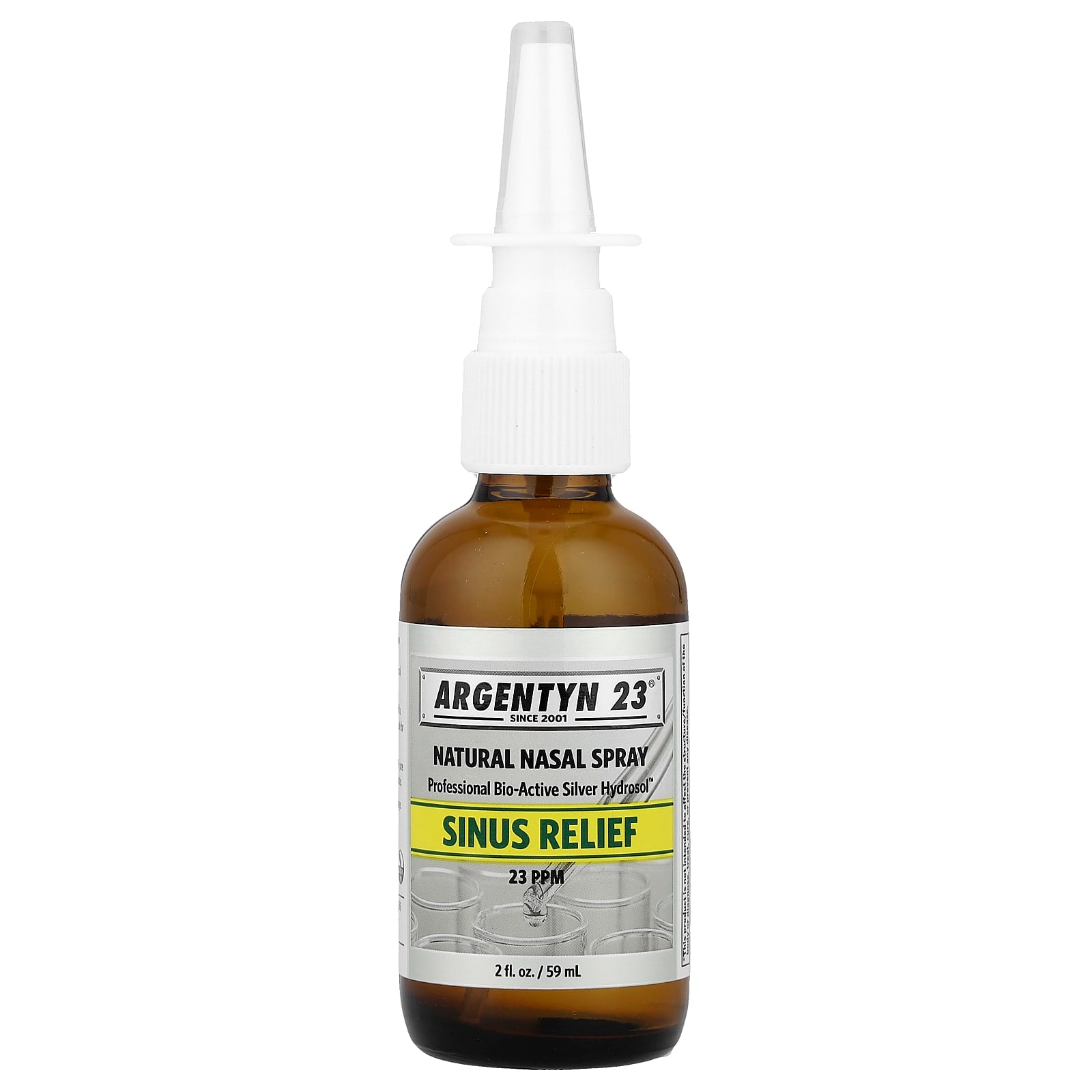 Sovereign Silver, Argentyn 23®, Natural Nasal Spray, Sinus Relief, 2 fl oz (59 ml)