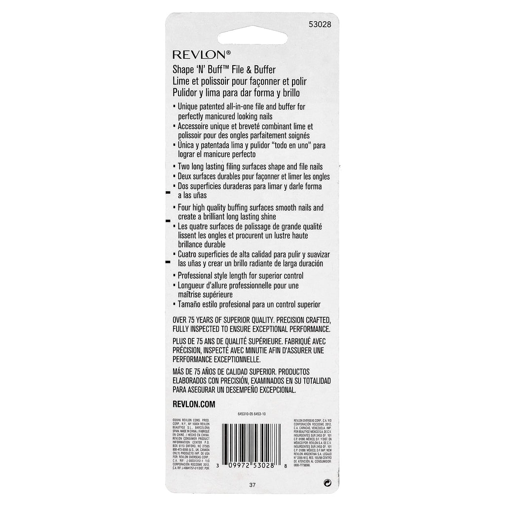 Revlon, Shape N Buff™, File & Buffer, 1 Count