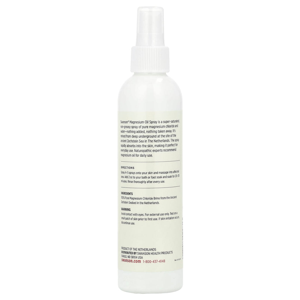 Swanson, Magnesium Oil, 8 fl oz (237 ml)