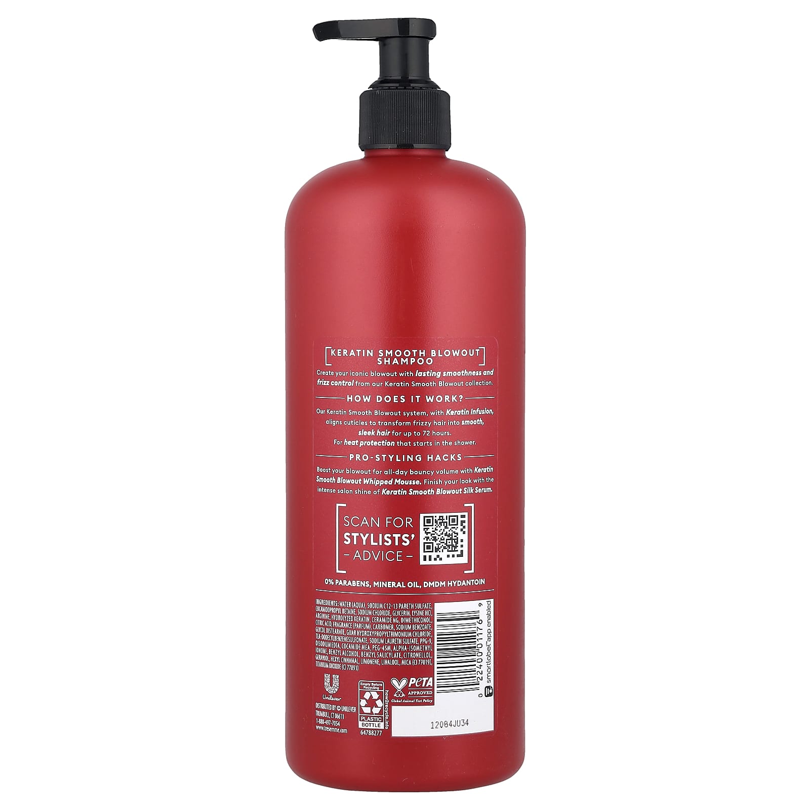 TRESemmé, Keratin Smooth Blowout Shampoo, 28 fl oz (828 ml)