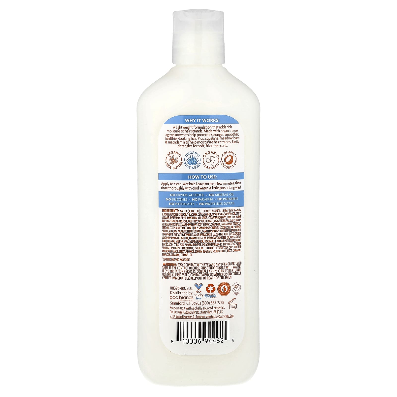 Cantu, Weightless, Smoothing Conditioner, For Waves and Curls, 13.5 fl oz (400 ml)