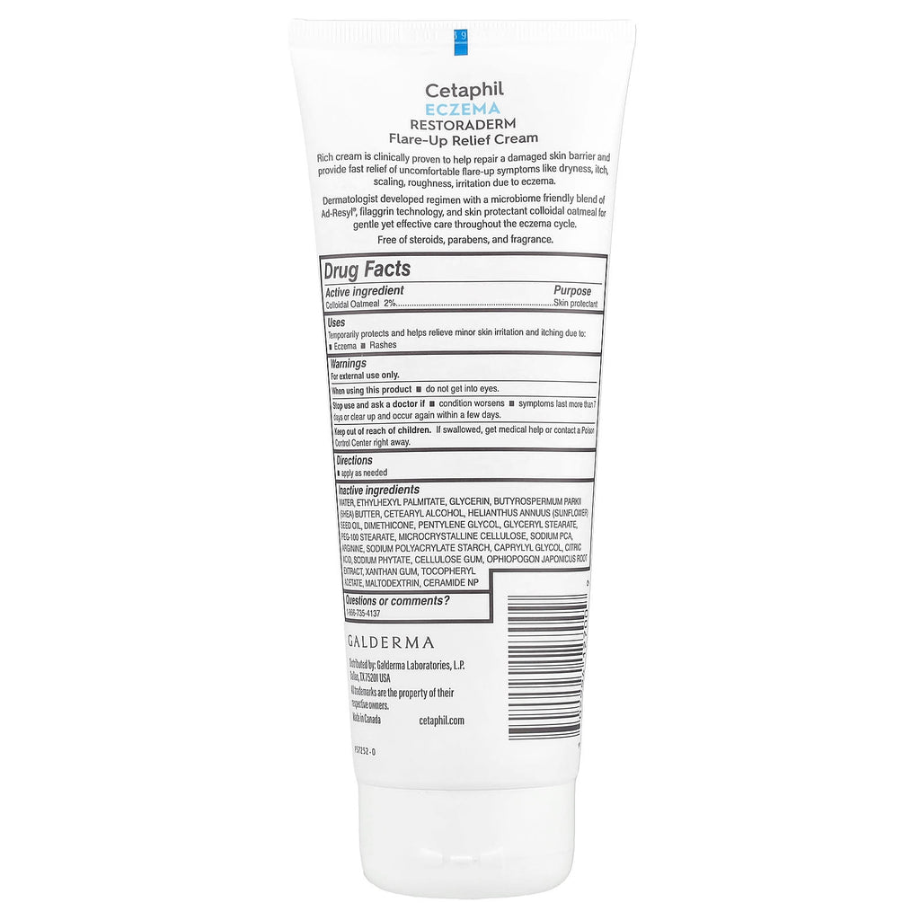 Cetaphil, Eczema, Restoraderm® Flare-Up Relief Cream, 8 oz (227 g)