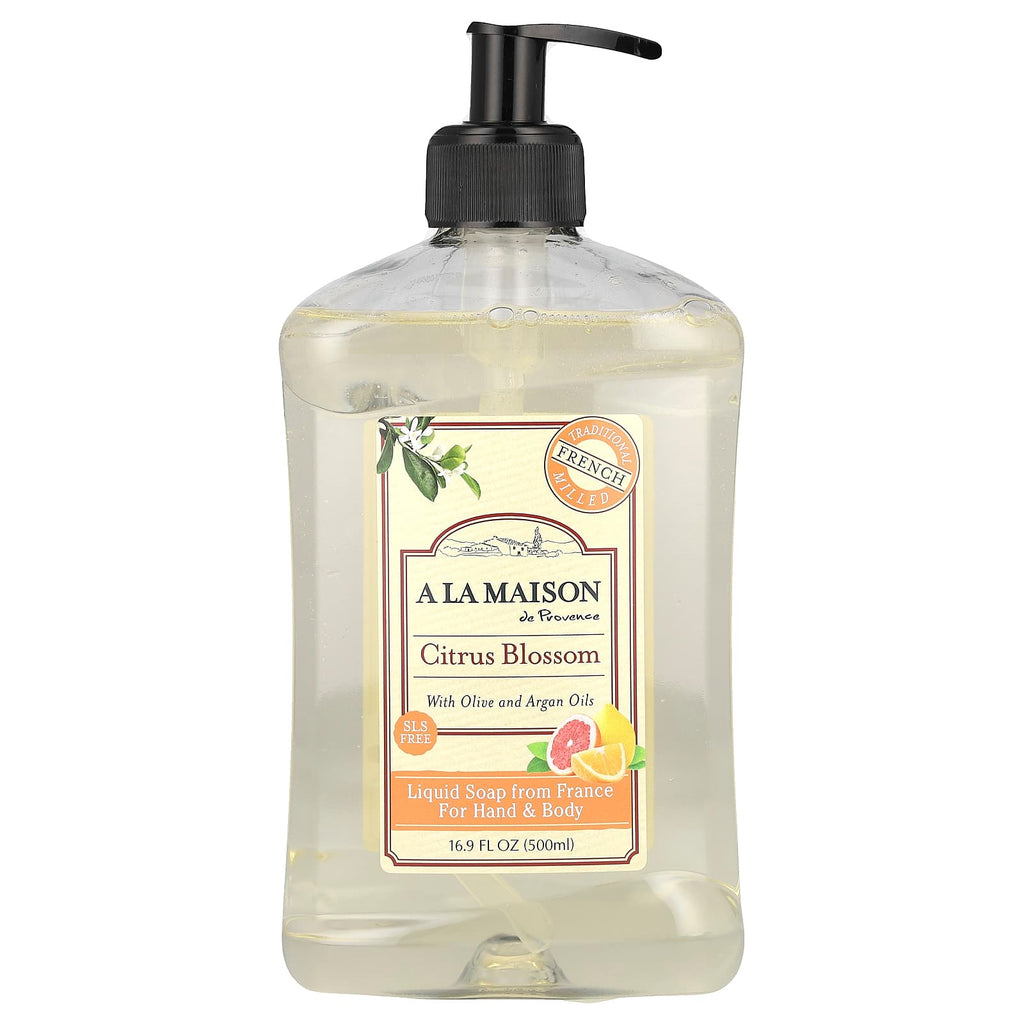 A La Maison de Provence, Liquid Soap For Hand & Body, Citrus Blossom, 16.9 fl oz (500 ml)