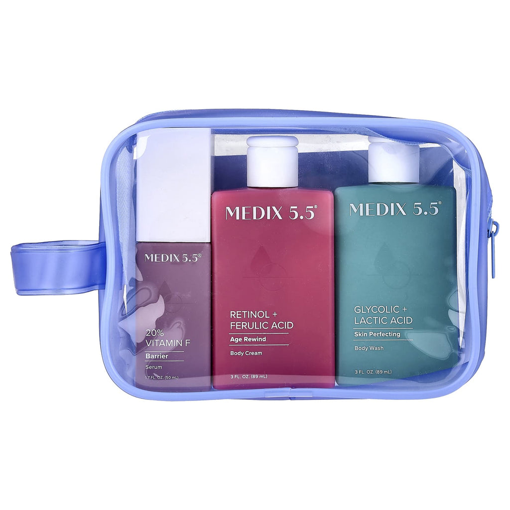 Medix 5.5, iHerb Exclusive, Medix 5.5 Body Care Bag, 4 Items