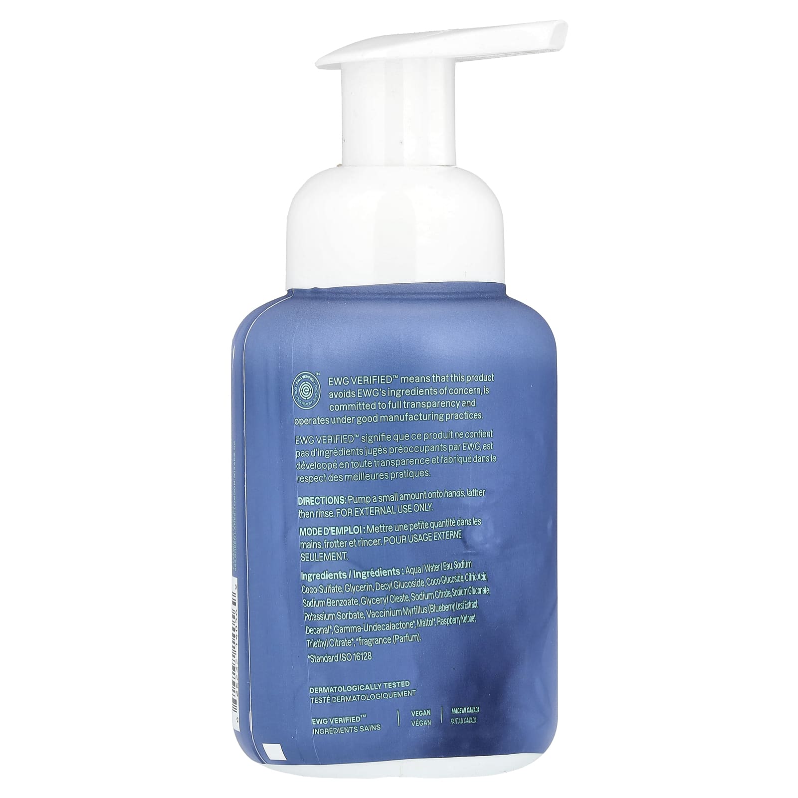 ATTITUDE, Little Leaves™, Foaming Hand Soap, Blueberry, 10 fl oz (295 ml)