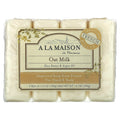 A La Maison de Provence, Hand & Body Bar Soap, Oat Milk, 4 Bars, 3.5 oz (100 g) Each
