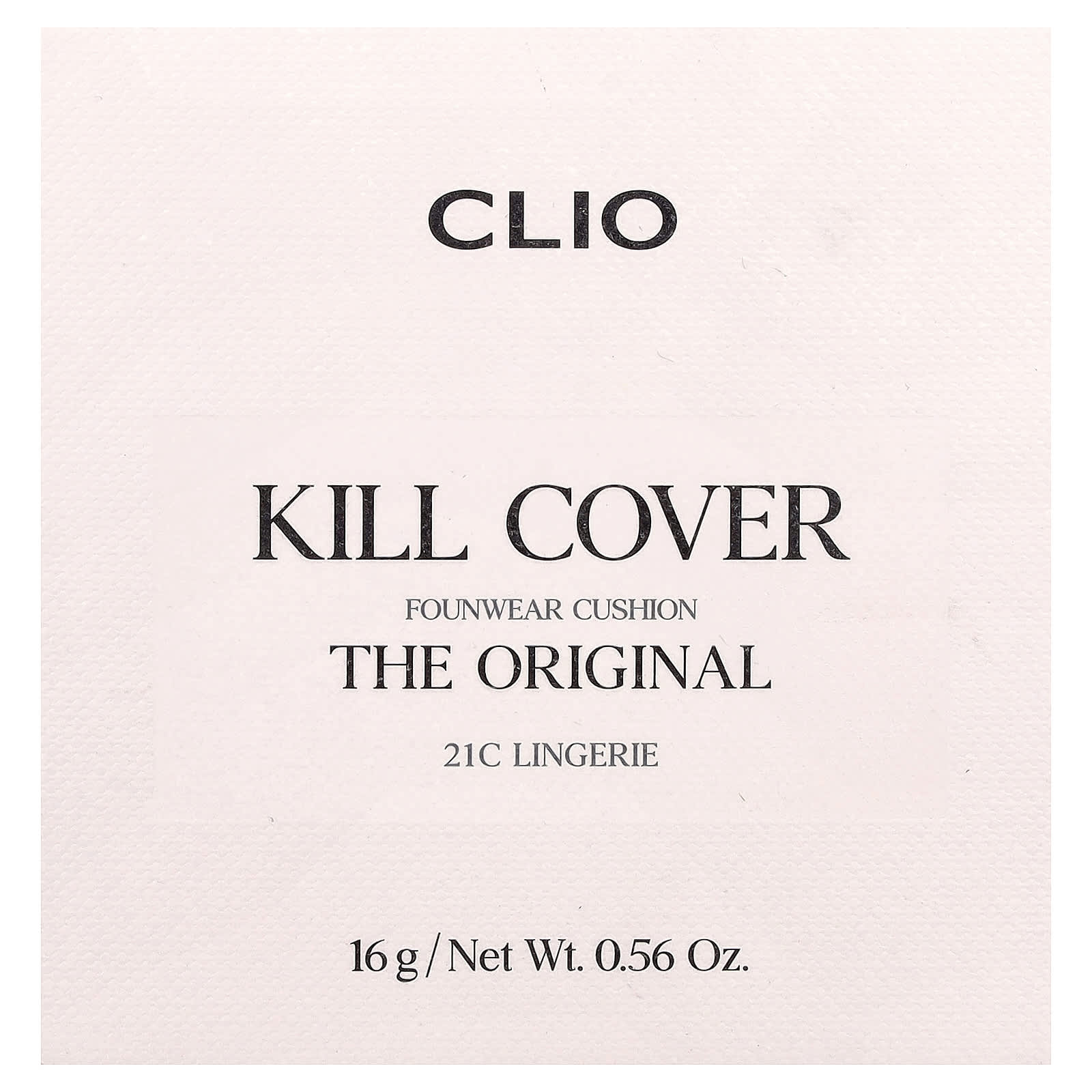 Clio, Kill Cover FounWear Cushion, 21C Lingerie, 0.56 oz (16 g)