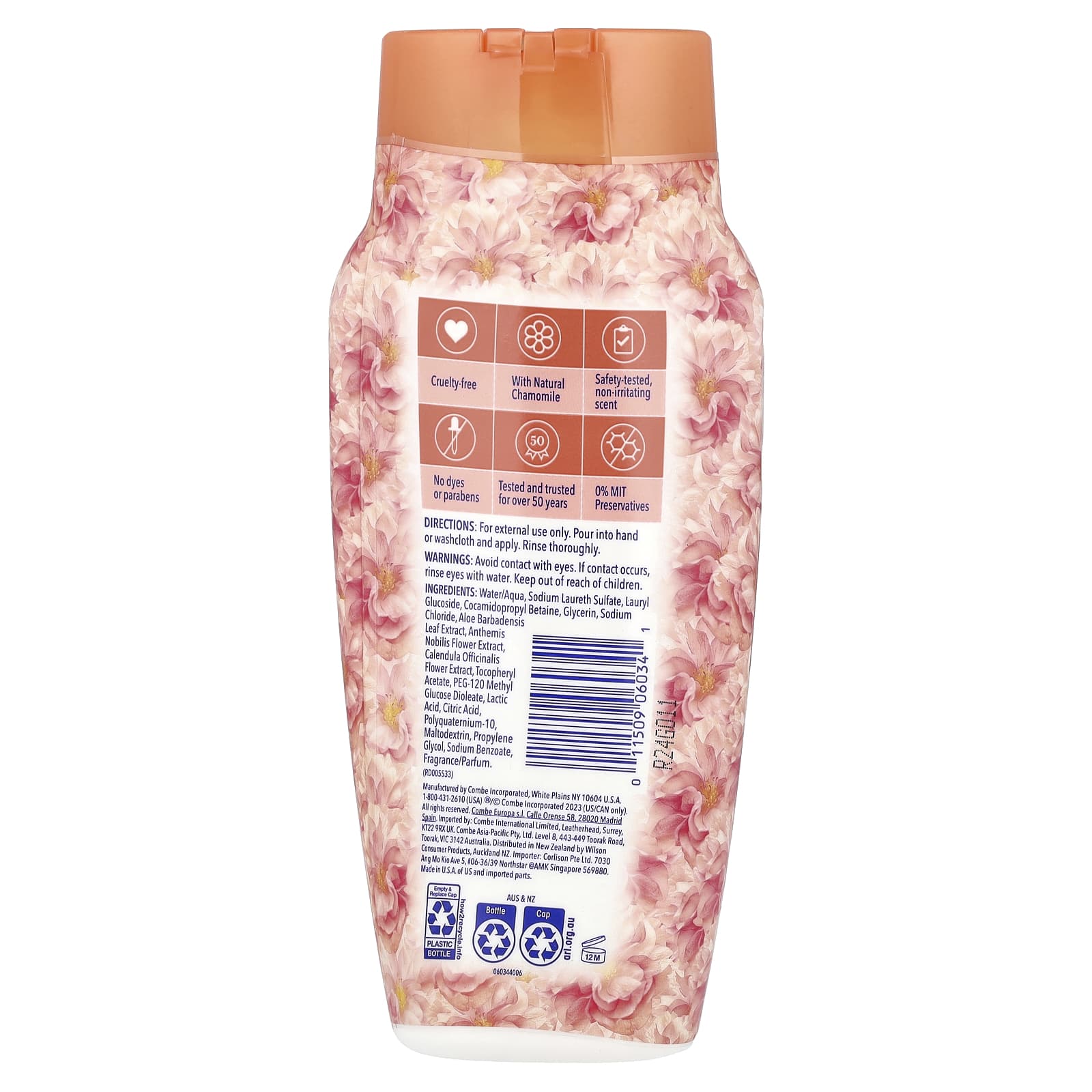 Vagisil, Scentsitive Scents®, Daily Intimate Wash, Peach Blossom, 12 fl oz (354 ml)