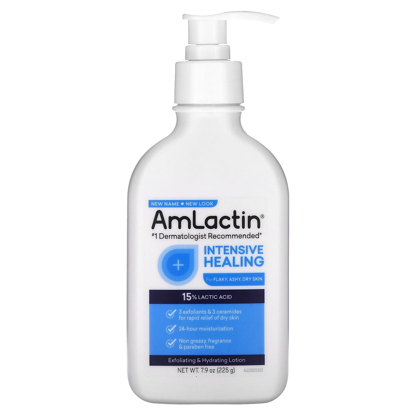 AmLactin, Exfoliating & Hydrating Lotion, Intensive Healing, 7.9 oz (225 g)