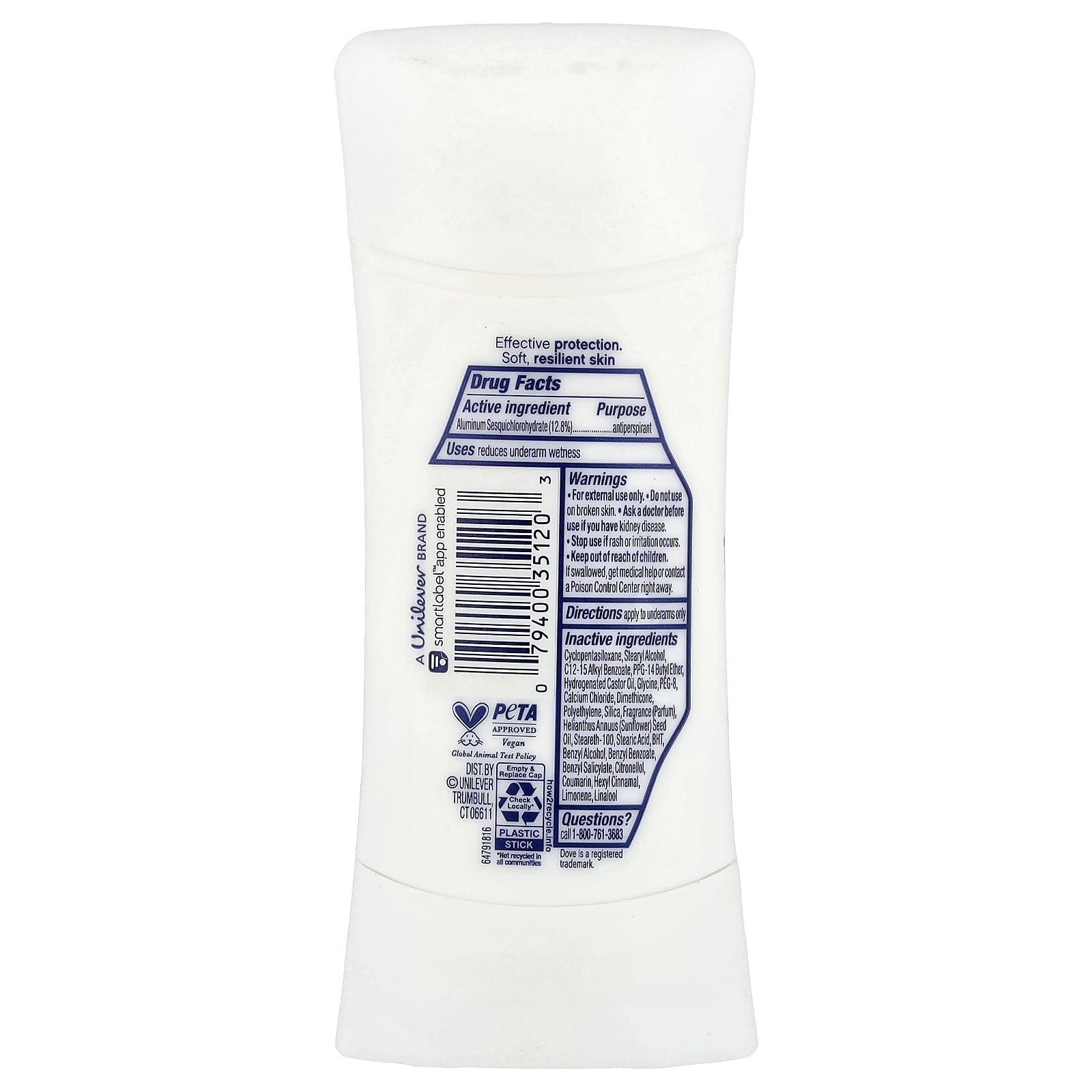 Dove, Advanced Care, Antiperspirant Deodorant, Shea Butter, 2.6 oz (74 g)