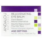 Andalou Naturals, Rejuvenating Eye Balm, Plant-Based Retinol Alternative, 0.45 oz (13 g)