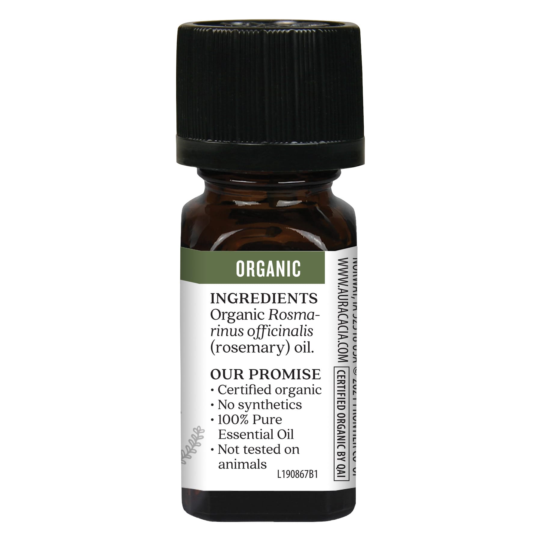 Aura Cacia, Pure Essential Oil, Rosemary Verbenone, 0.25 fl oz (7.4 ml)