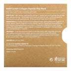 Mary & May, Collagen Peptide, Vital Beauty Mask, 30 Sheets
