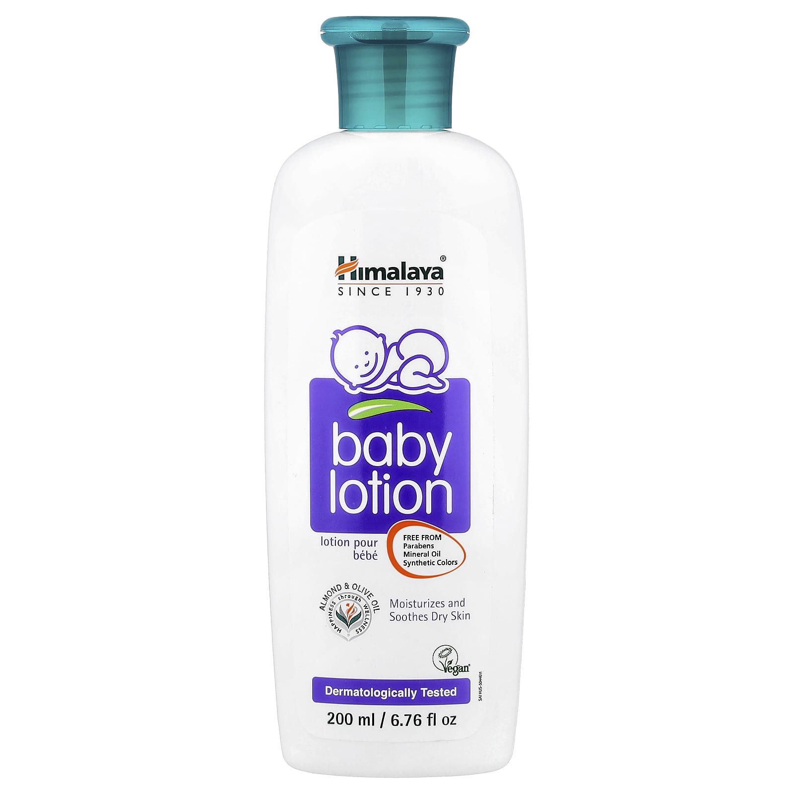 Himalaya, Baby Lotion, Almond & Olive Oil, 6.76 fl oz (200 ml)