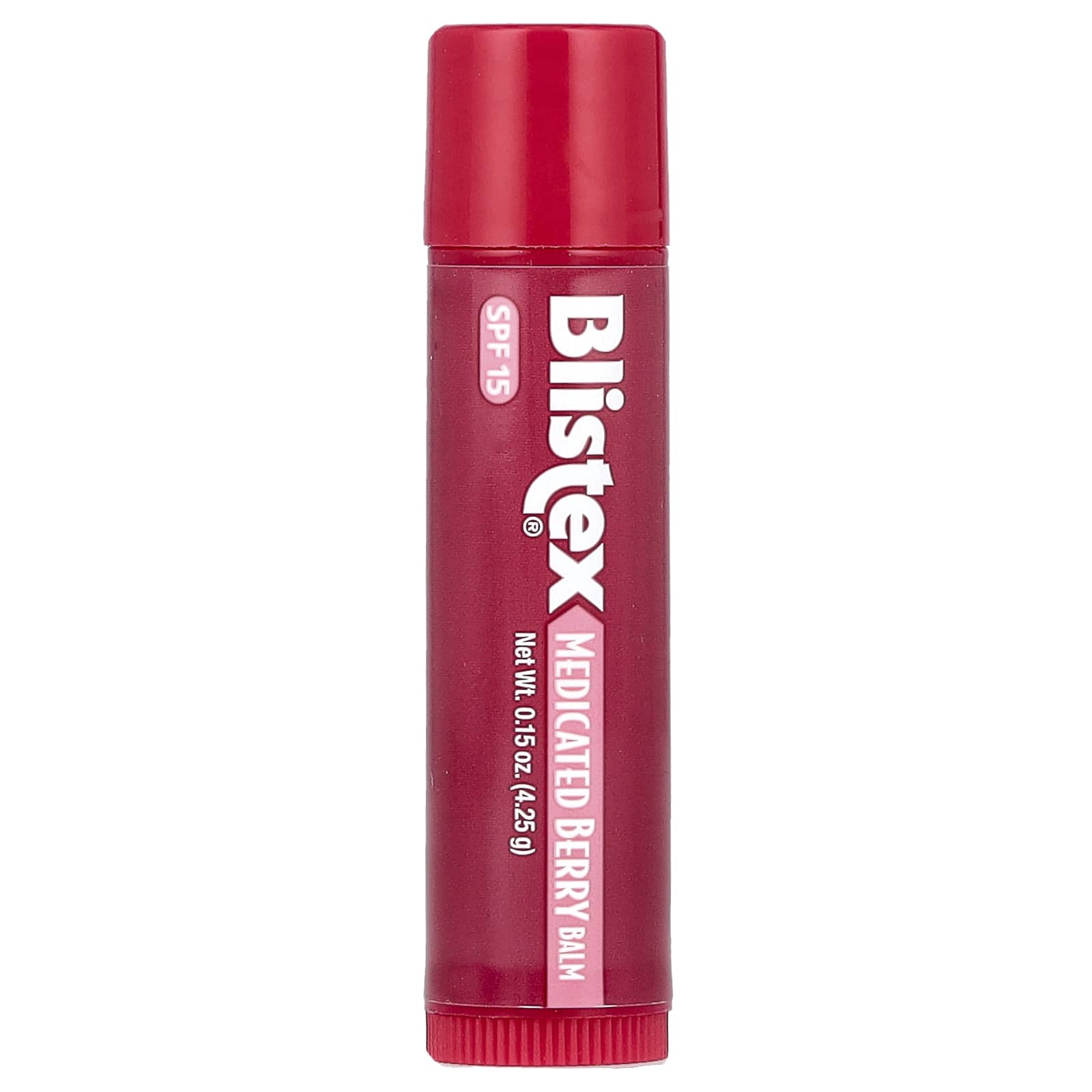 Blistex, Medicated Lip Protectant/Sunscreen, SPF 15, Berry, 0.15 oz (4.25 g)