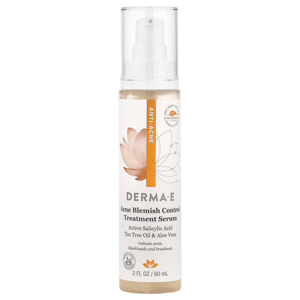 DERMA E, Acne Blemish Control Treatment Serum, 2 fl oz (60 ml)