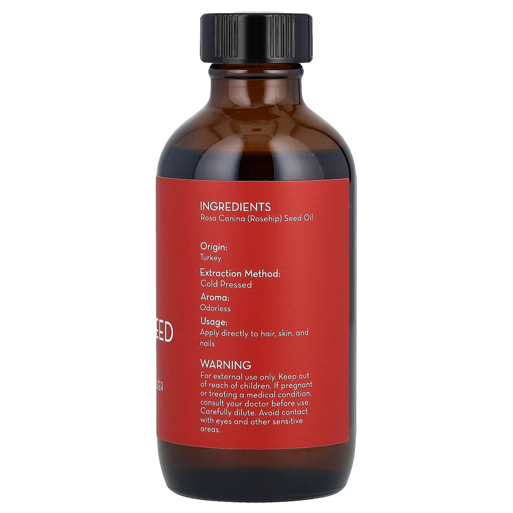 Pure Body Naturals, Rosehip Seed Oil, 4 fl oz (118 ml)