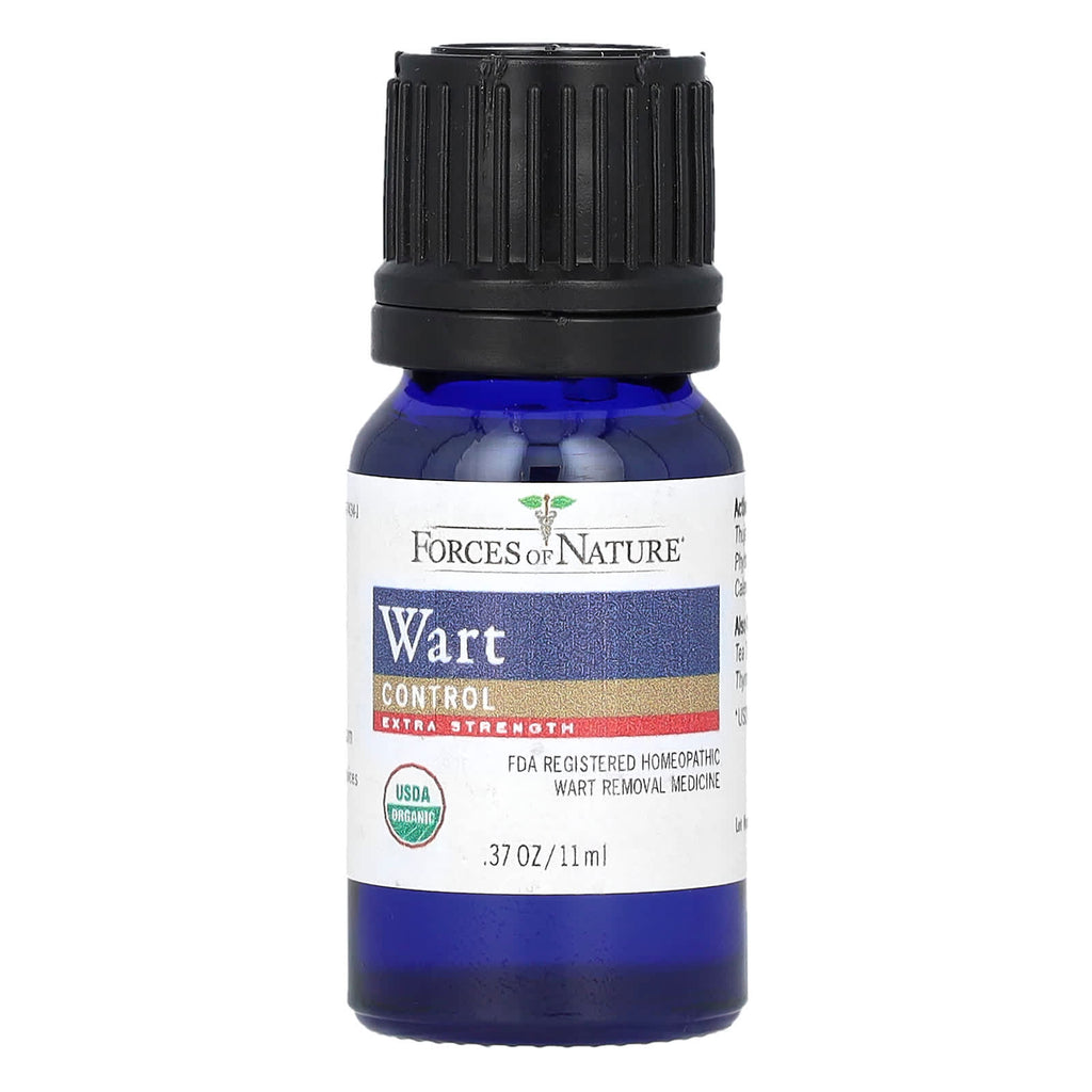 Forces of Nature, Wart Remover, Organic Plant Medicine, 0.37 fl oz (11 ml)