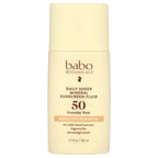 Babo Botanicals, Daily Sheer Mineral Sunscreen Fluid, SPF 50, Fragrance Free, 1.7 fl oz (50 ml)