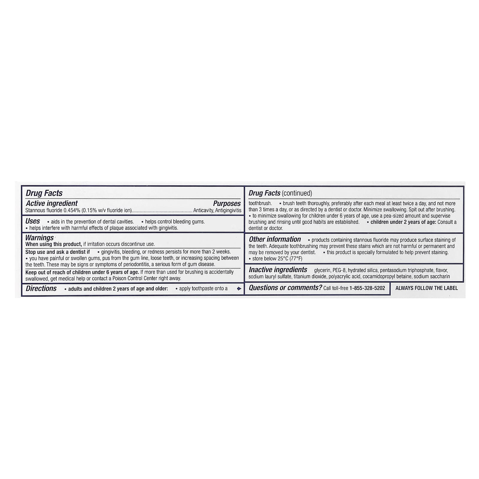 Parodontax, Daily Fluoride Anticavity And Antigingivitis Toothpaste, Whitening, 3.4 oz (96.4 g)