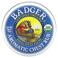 Badger, Organic Aromatic Chest Rub, Eucalyptus Blend, 0.75 oz (21 g)