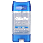 Gillette, Clear Shield, Antiperspirant Deodorant, Cool Wave, 3.8 oz (107 g)