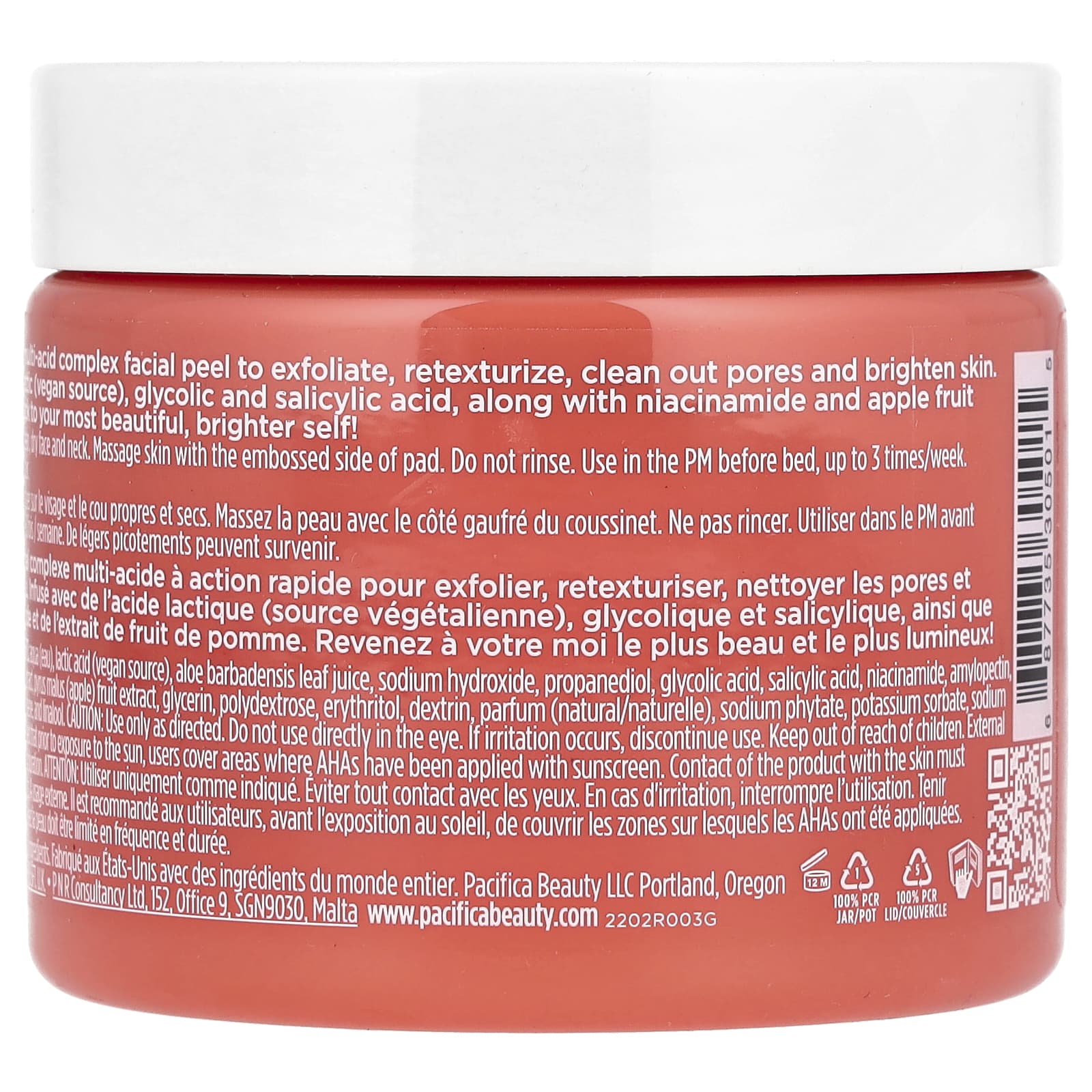 Pacifica, Glow Baby, Brightening Peel Pads, 60 Pads