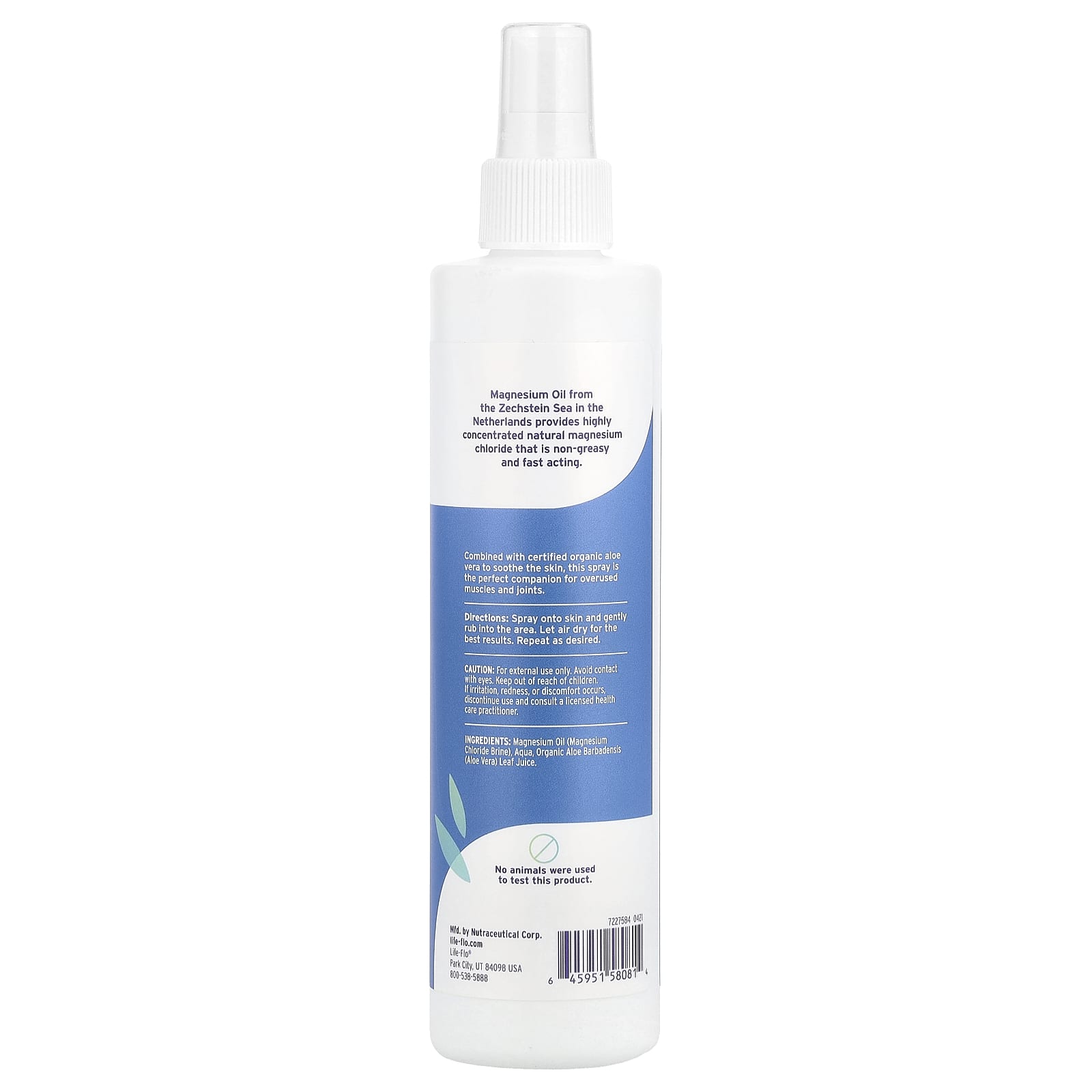 Life-flo, Magnesium Oil Spray with Aloe Vera, 8 fl oz (237 ml)