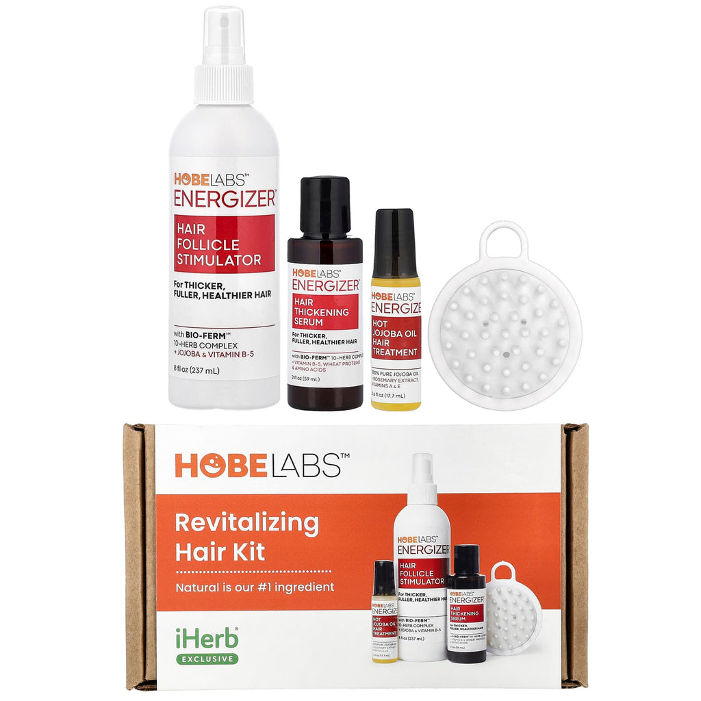 Hobe Labs, iHerb Exclusive, Revitalizing Hair Kit, 4 Piece Kit