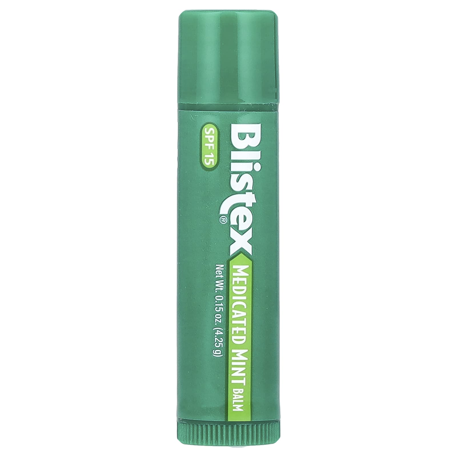 Blistex, Medicated Lip Protectant/Sunscreen, SPF 15, Mint, 0.15 oz (4.25 g)