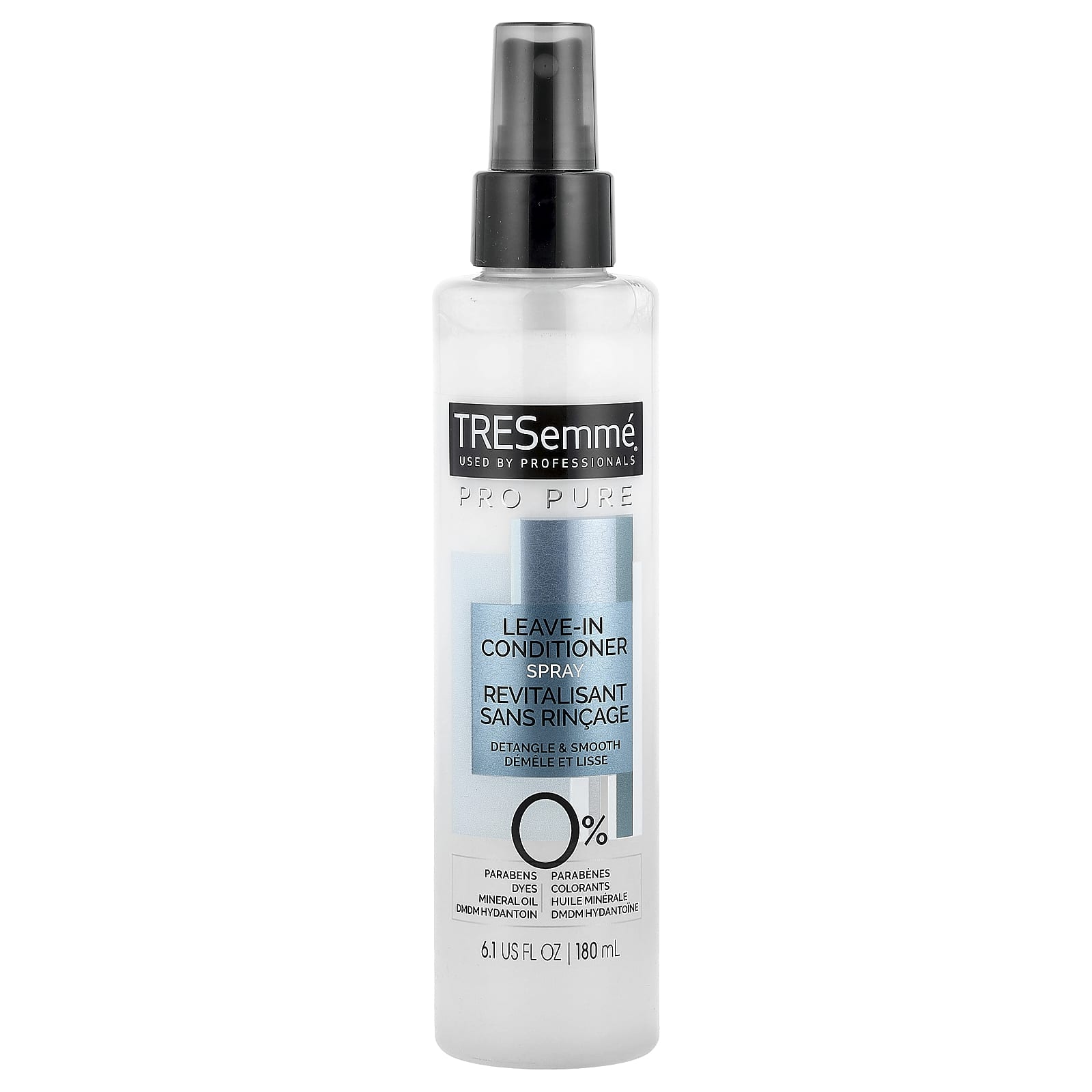 TRESemmé, Pro Pure Leave-in Conditioner Spray, Detangle & Smooth, 6.1 fl oz (180 ml)