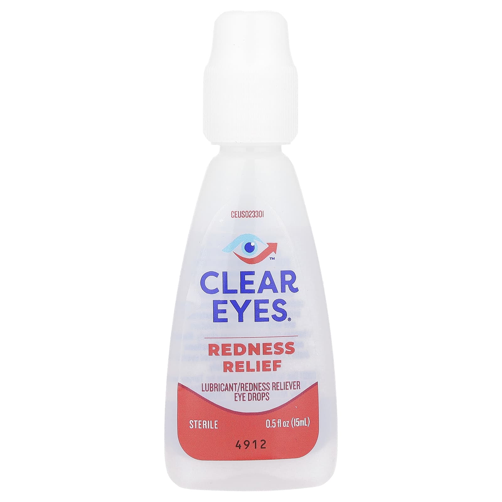 Clear Eyes, Redness Relief, Lubricant/Redness Reliever Eye Drops, 0.5 fl oz (15 ml)