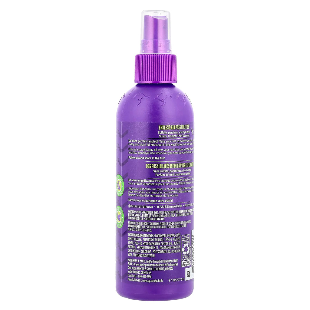 Aussie, Kids, Moist Detangler, Sunny Tropical Fruit, 8 fl oz (236 ml)
