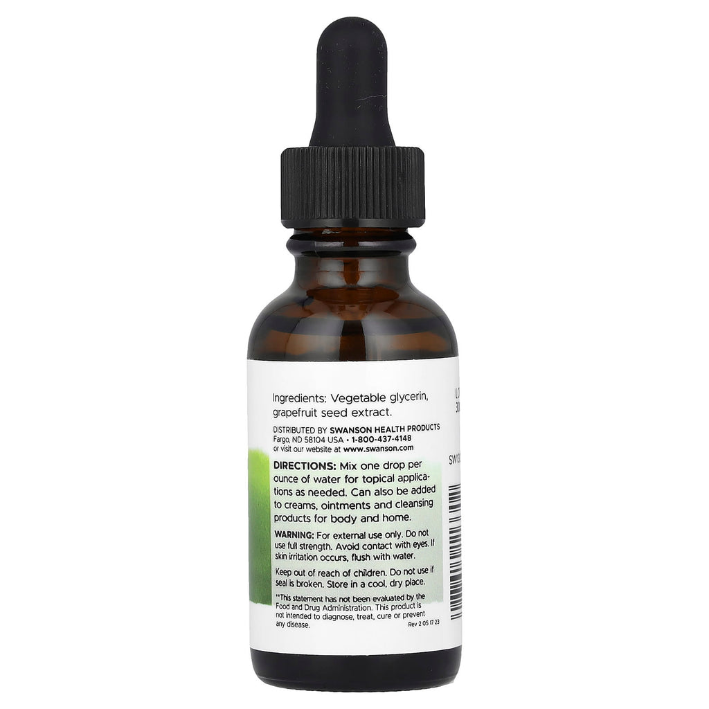 Swanson, Grapefruit Seed Liquid Extract, 1 fl oz (29.6 ml)