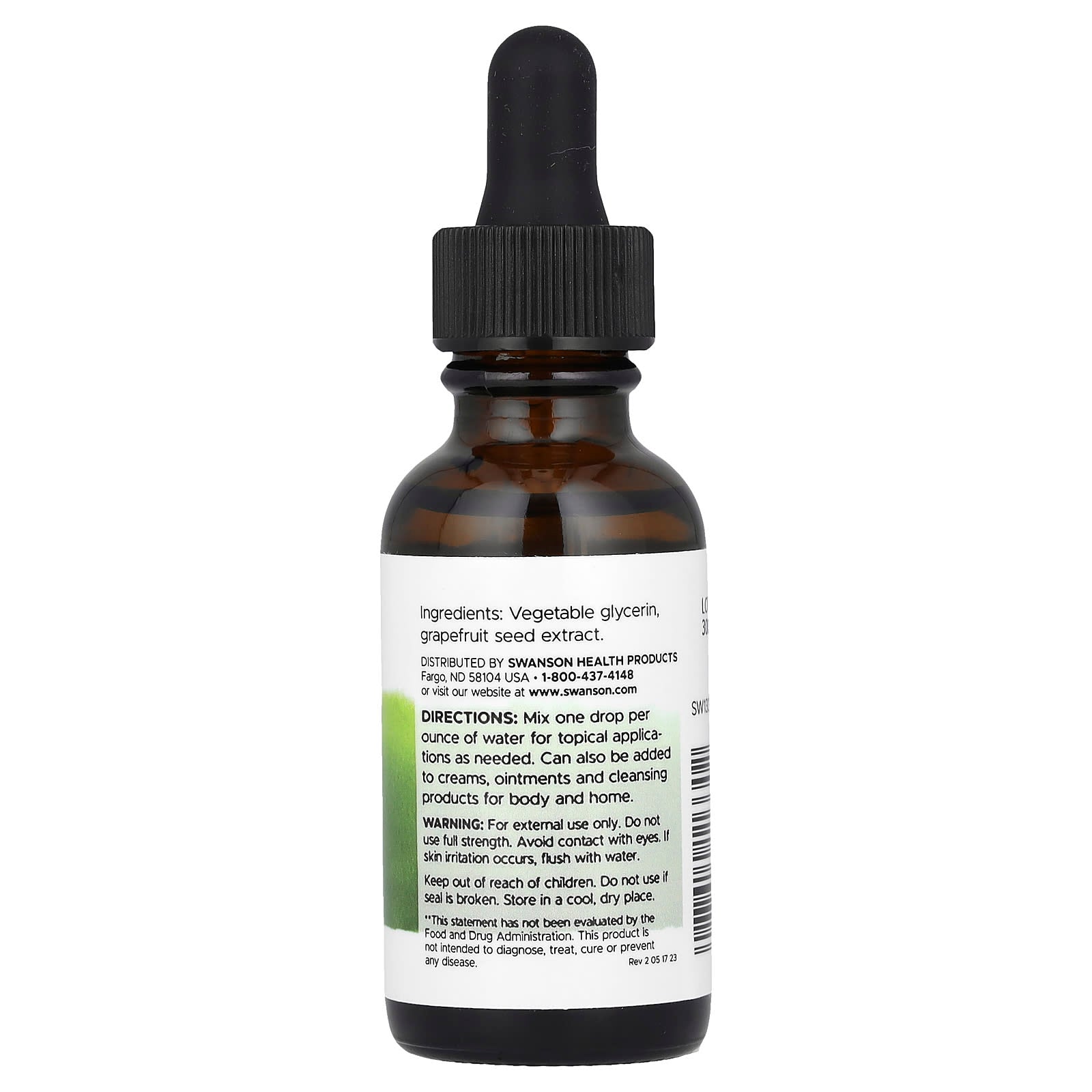 Swanson, Grapefruit Seed Liquid Extract, 1 fl oz (29.6 ml)
