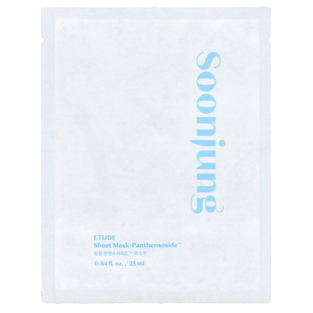 ETUDE, SoonJung, Sheet Beauty Face Mask-Panthensoside™, 1 Sheet, 0.84 fl oz (25 ml)