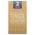 basicConcepts, Stainless Steel Tongue Scrapers , 2 Pack