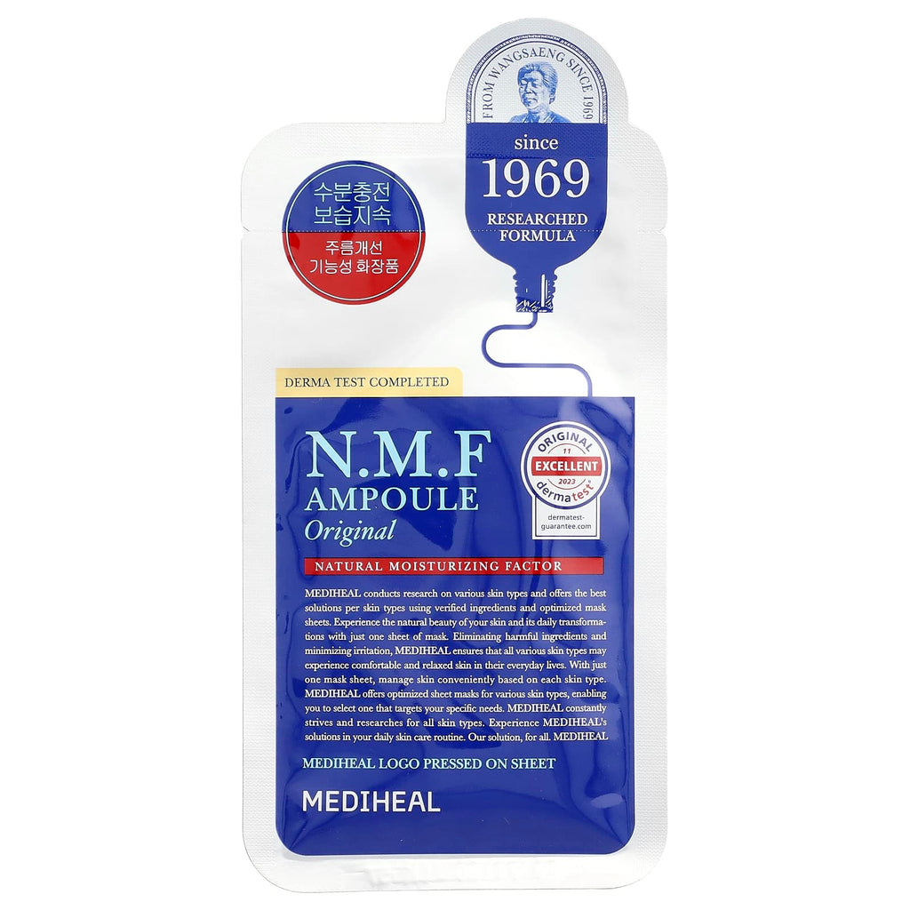 MEDIHEAL, N.M.F Ampoule Beauty Mask, Original, 1 Sheet, 0.91 fl oz (27 ml)
