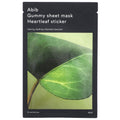 Abib, Gummy Beauty Sheet Mask, Heartleaf Sticker, 1 Sheet, 0.91 fl oz (27 ml)