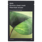 Abib, Gummy Beauty Sheet Mask, Heartleaf Sticker, 1 Sheet, 0.91 fl oz (27 ml)